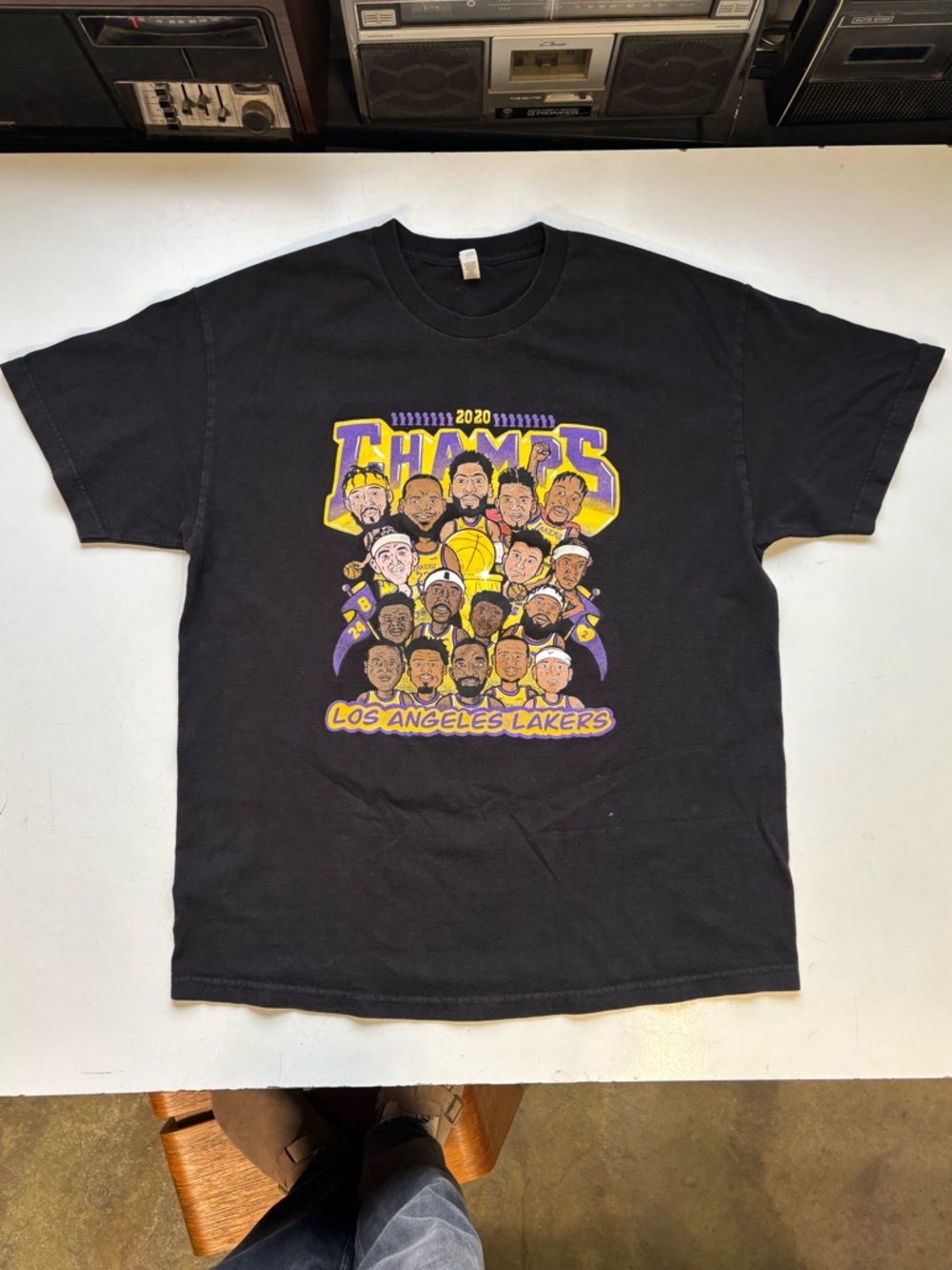 2020 Lakers NBA championship commerative T-shirt, excellent used condition